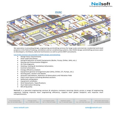 HVAC design and detailed engineering at Neilsoft | PPT