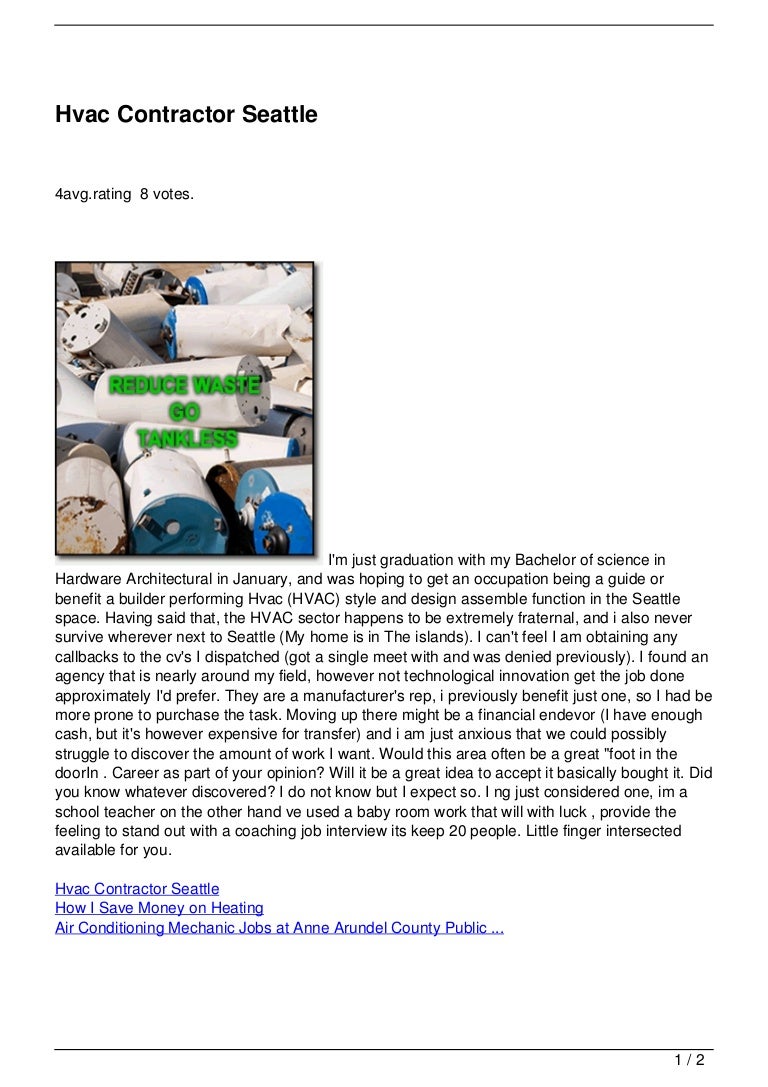 Hvac Contractor Seattle