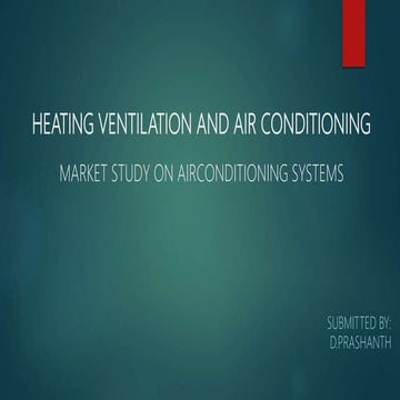 Air Condtioning Systems HVAC