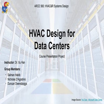 HVAC/R Design for Data Centers - Overview