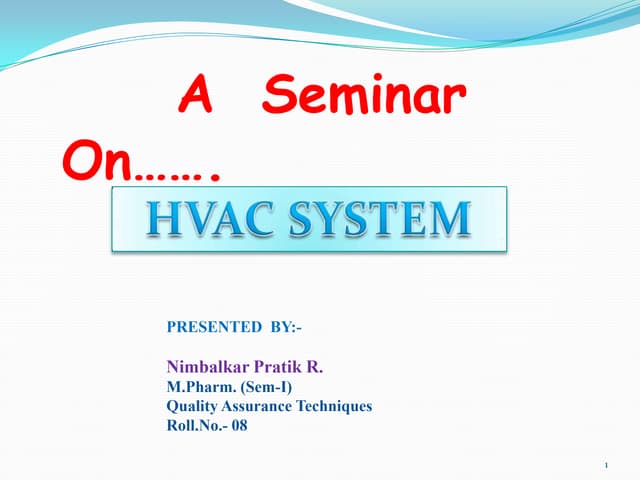 HVAC SYSTEM by Pratik
