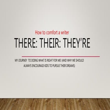 There: Their: They're