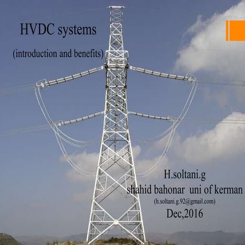 HVDC benefits and types