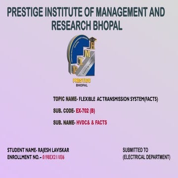 HVDC & FAct ppt for engineering Students