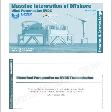 Massive Integration of Offshore Using HVDC, 8th August 2012