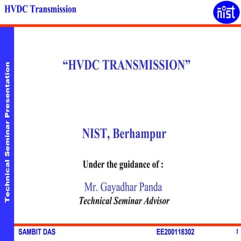 Hvdc transmission