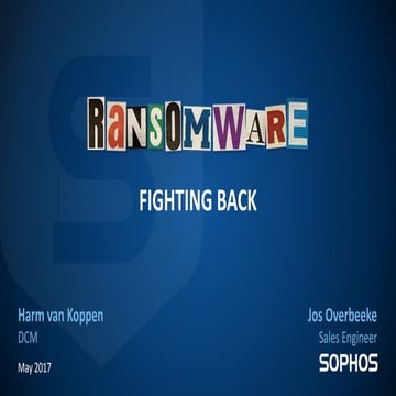 Raging Ransomware Roadshow May