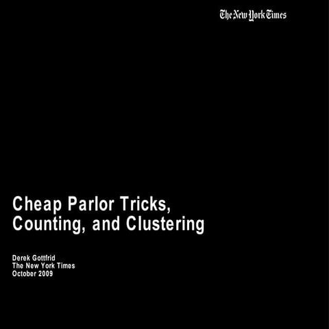 Hw09   Counting And Clustering And Other Data Tricks