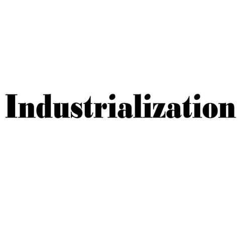 Hw#27 industrialization