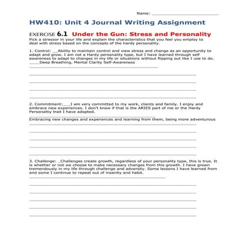 Hw410 u4 journal