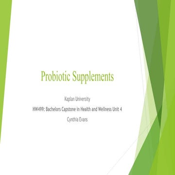 Probiotics | PPT