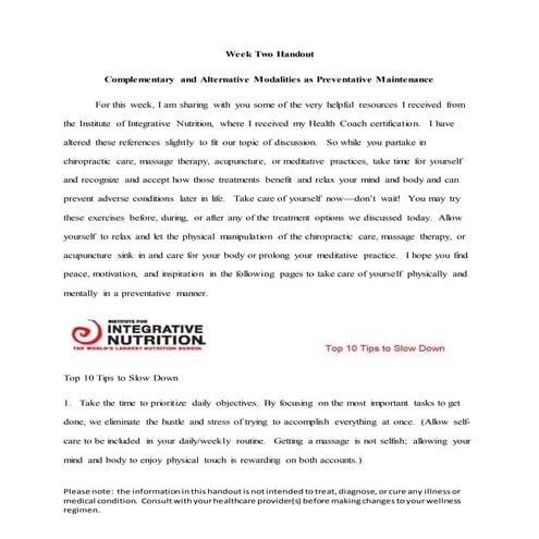 Hw499 week 2 handout