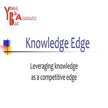 Knowledge Edge by Mirza Yawar Baig