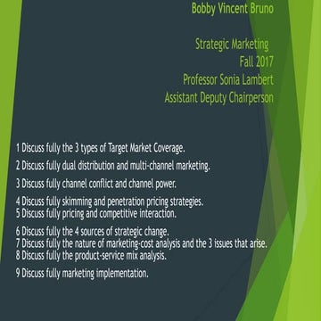 Strategic Marketing Decisions and Considerations - Madmarketingpro.com