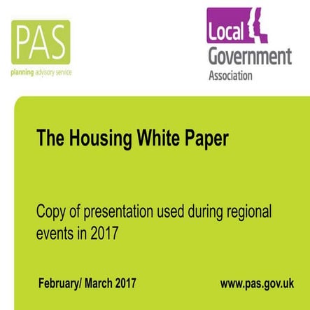 Hwp dclg presentation march 2017