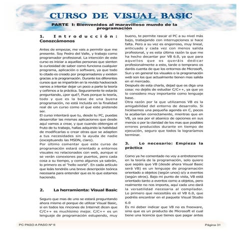 Mundo Visual - Visual Basic - Tema 1 | DOC