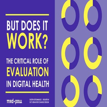 But Does It Work? The Critical Role of Evaluation in Digital Health