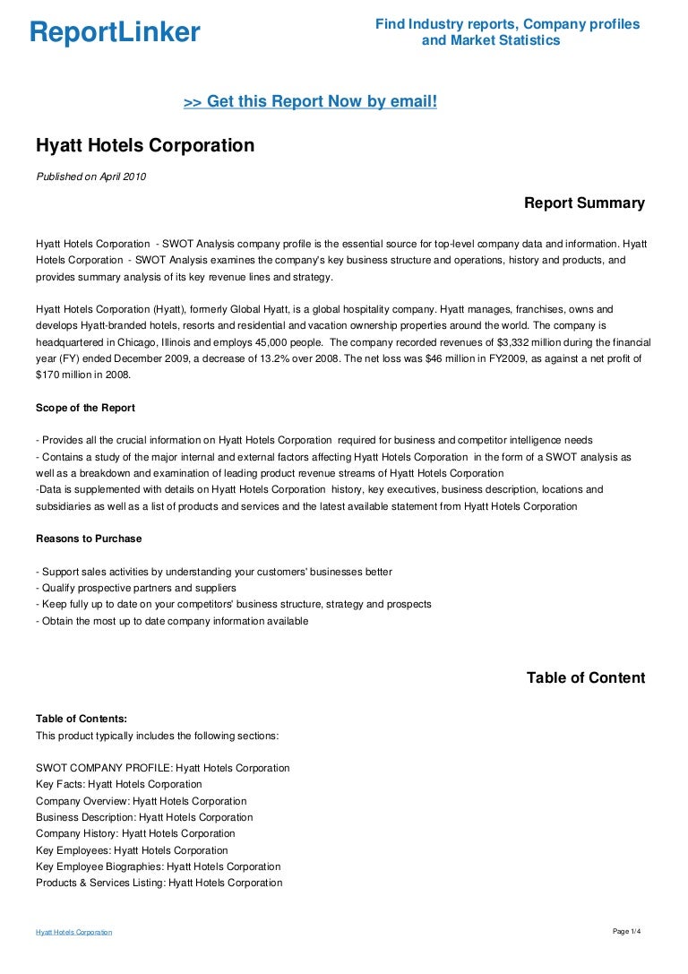 Hyatt Hotels Corporation