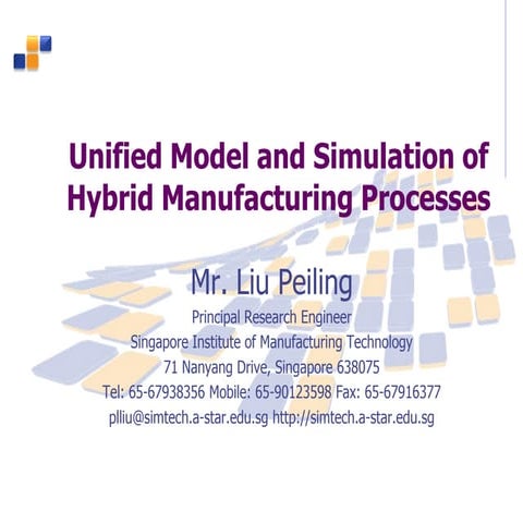 5 Axis Hybrid Manufacturing Model and Simulation