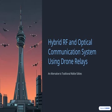Hybrid RF and Optical Communication System Using Drone Relays for ...