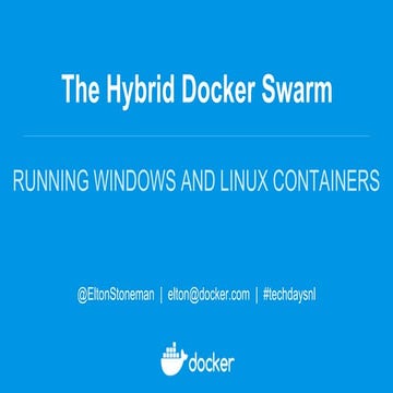 Winops 2017 - Docker On Windows, The Beginner'S Guide