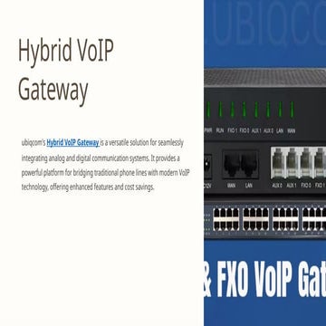 Hybrid Gateway | FXS Gateway | Fxo Voip gateway | PPT