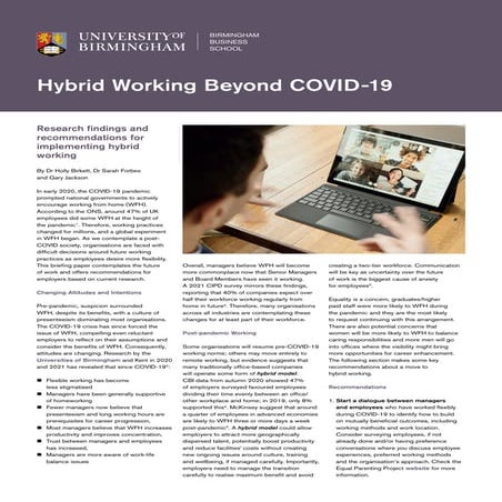 Hybrid working-beyond-covid19
