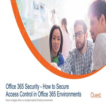 How to Secure Access Control in Office 365 Environments