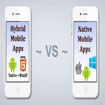 Hybrid application vs native applications