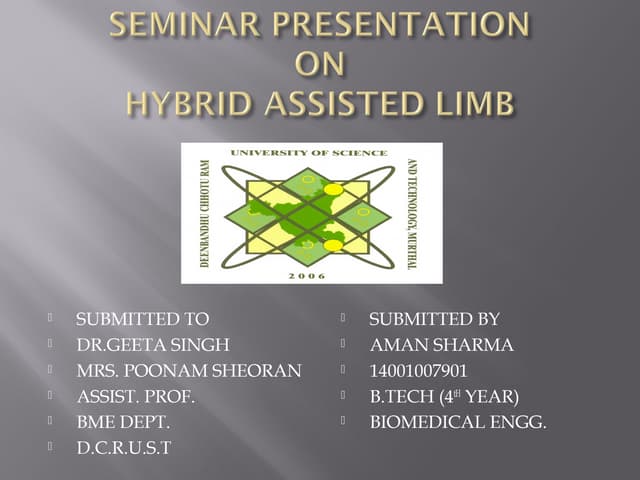 Hybrid assisted limb