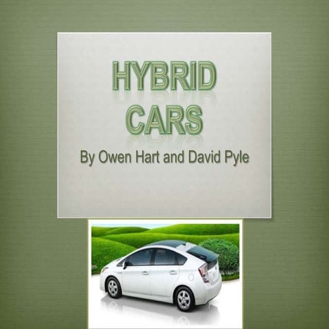 Hybrid cars