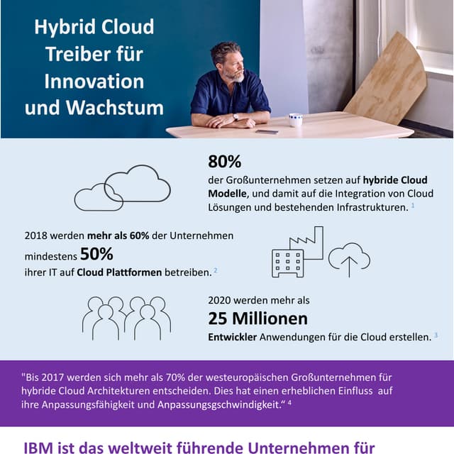 Hybrid Cloud Infografik (Deusch)