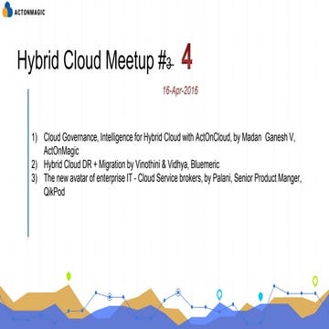 Hybrid Cloud Meetup 4