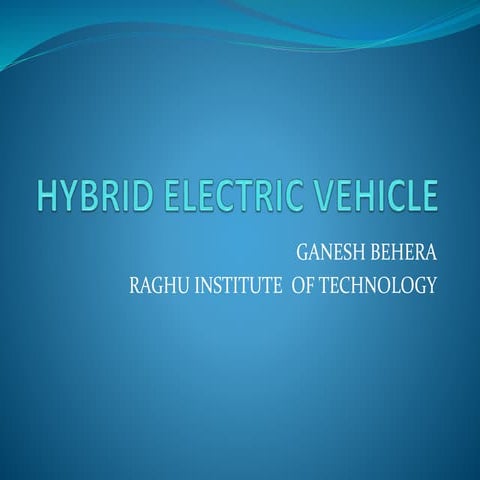 Hybrid electric vehicle