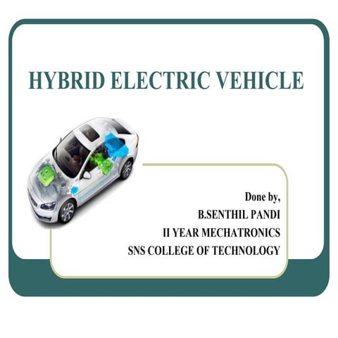 Hybrid vehicle architecture