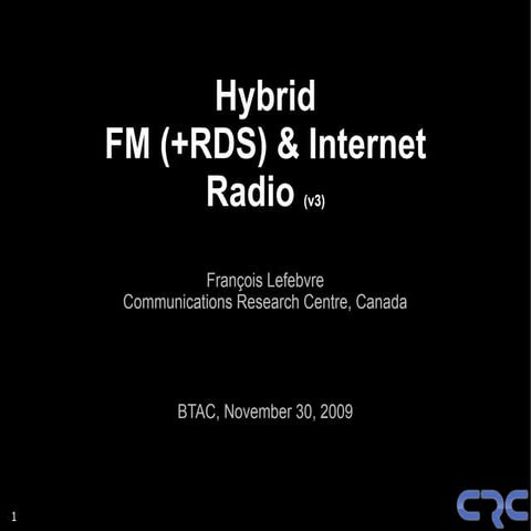 Hybrid FM (+RDS) & Internet (v3)
