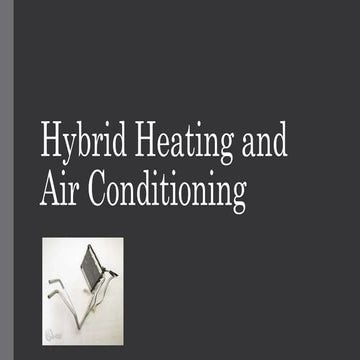 Hybrid hvac