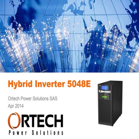 Hybrid Solar Inverter 5kVA/4.2kW/48VDC/400Ah Off-Grid Generation