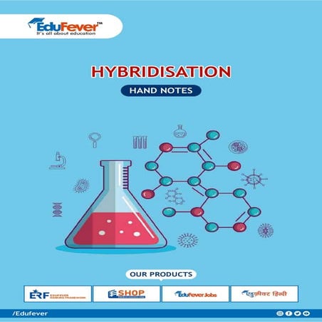 Hybridisation - Chemistry Handwritten Notes | PDF
