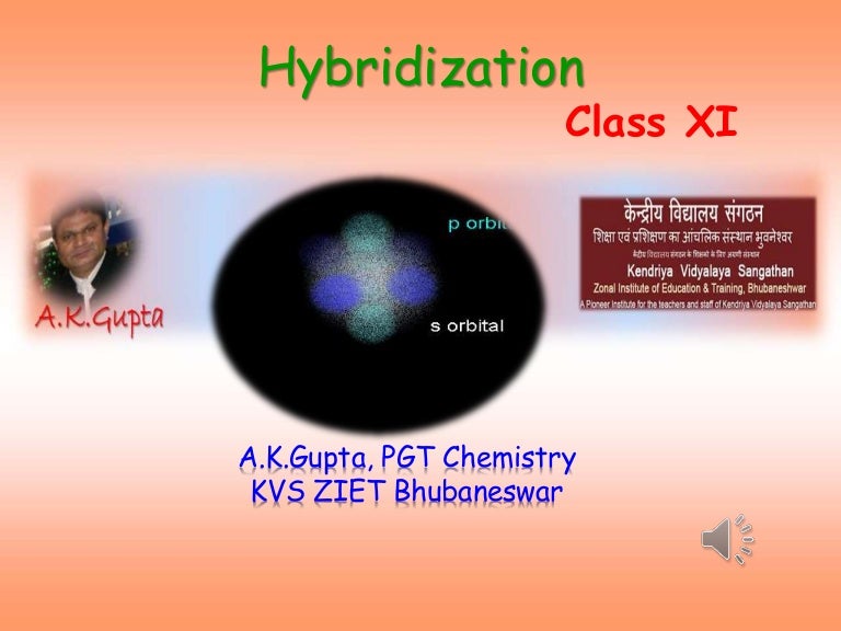Hybridization sp, sp2 and sp3