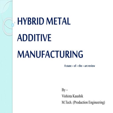 HYBRID METAL ADDITIVE MANUFACTURING