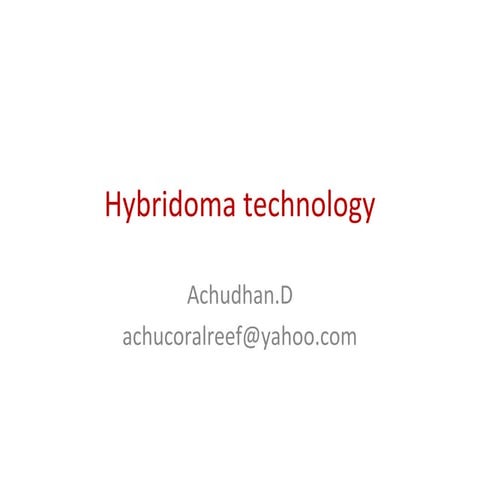 Hybridoma Technology 