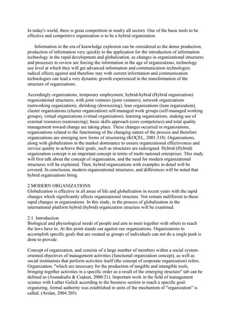 Hybrid Organizations | DOC