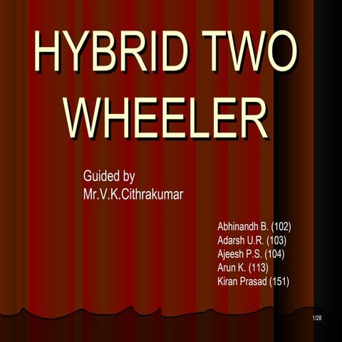 Hybrid two wheeler2