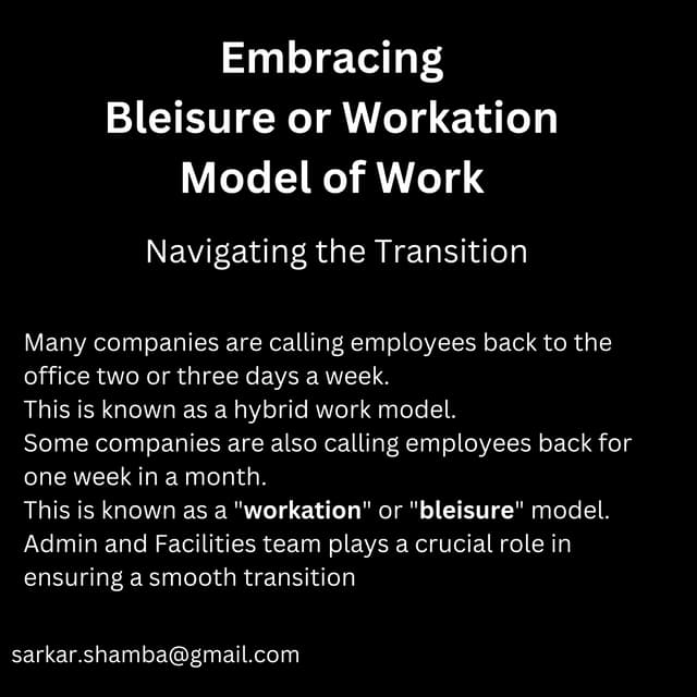 Embracing the Hybrid Work Model