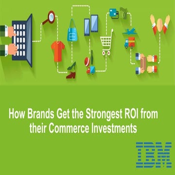 hybris SAP and IBM Retail Webinar presentation - How Brands Get Strongest ROI...