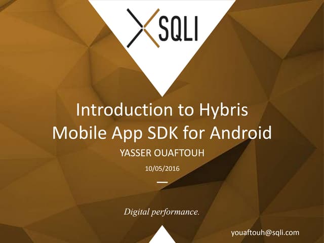 Hybris Mobile App SDK for Android