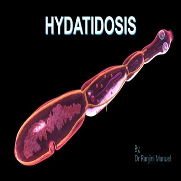Hydatidosis- Echinococcus granulosus