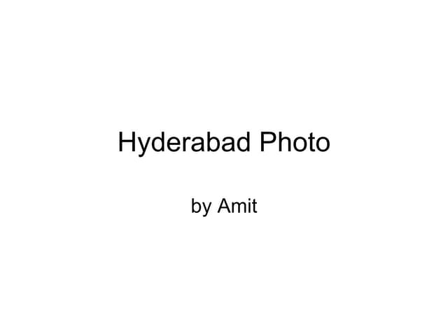 Hyderabad Photo