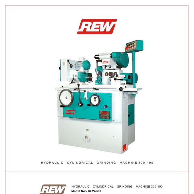 Hydraulic Cylindrical Grinding Machine Manufacturers In India PDF